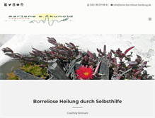 Tablet Screenshot of lyme-borreliose-hamburg.de